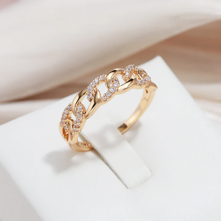 Anillo de Oro “Malla Chic”