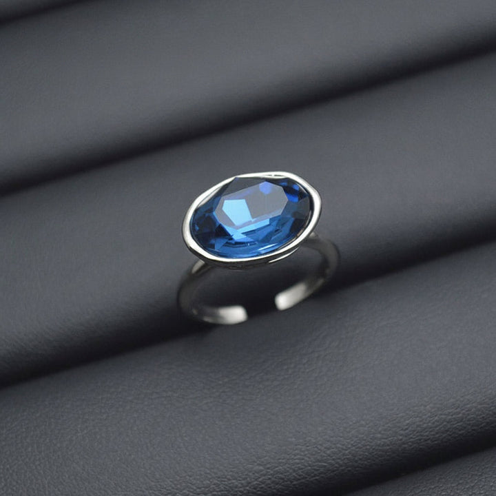 Anillo Azul Celeste™ – Brillo Vintage